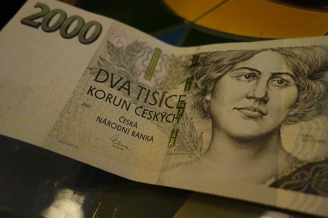 peníze bankovky