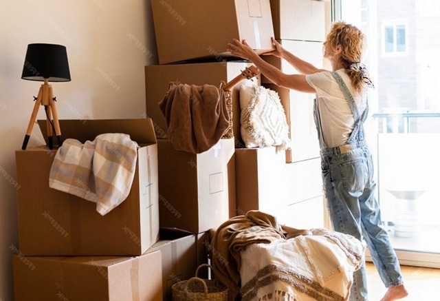 stěhování věcí